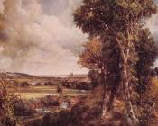 Dedham Vale - 约翰·康斯特布尔